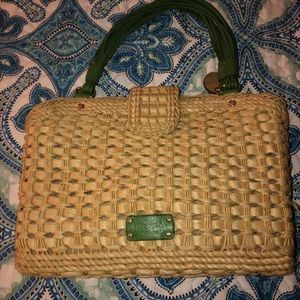 Medium Sized Woven Kate Spade Satchel